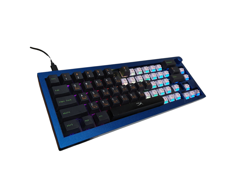 Hyper X Keyboard , Metal , USB - C Type , Missing Keys RGB WIN/MAC =