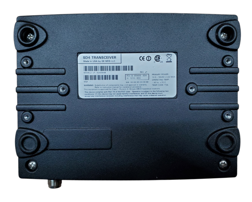 GE MDS SD4, SD4 Transceiver LF-6240M4B *READ*