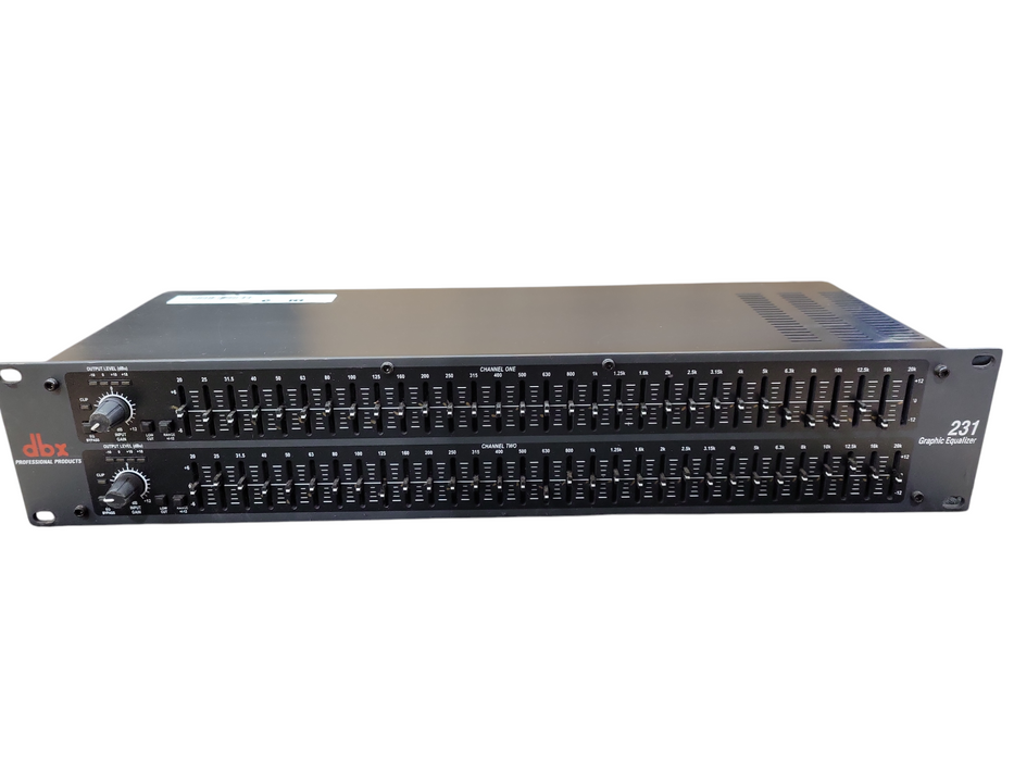 DBX 231 Graphic Equalizer 2 Channel REAG !