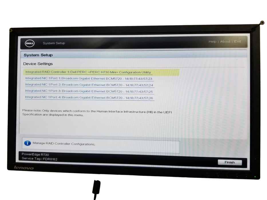 Dell PowerEdge R730 1x Xeon E5-2637 v3, 32GB DDR4, PERC H730Mini 2x495W PSU