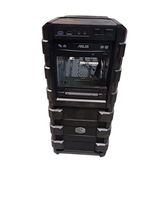 Cooler Master HAF 912 Mid Tower Desktop Case Missing Bay Covers Q