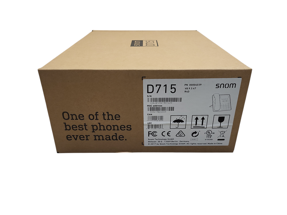 NEW Snom D715 VoIP Sip Phone V8 2014 Business Telephone IP Phone Black Q$