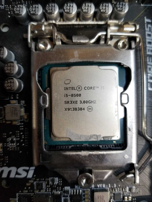 MSi H310i Pro MotherBoard w/ Core i5-8500 CPU 8GB RAM - No HDD