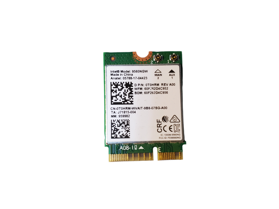 INTEL 9560NGW DUAL BAND WIRELESS-AC 9560 BLUETOOTH 5.1 WIFI CARD 01AX768 Q