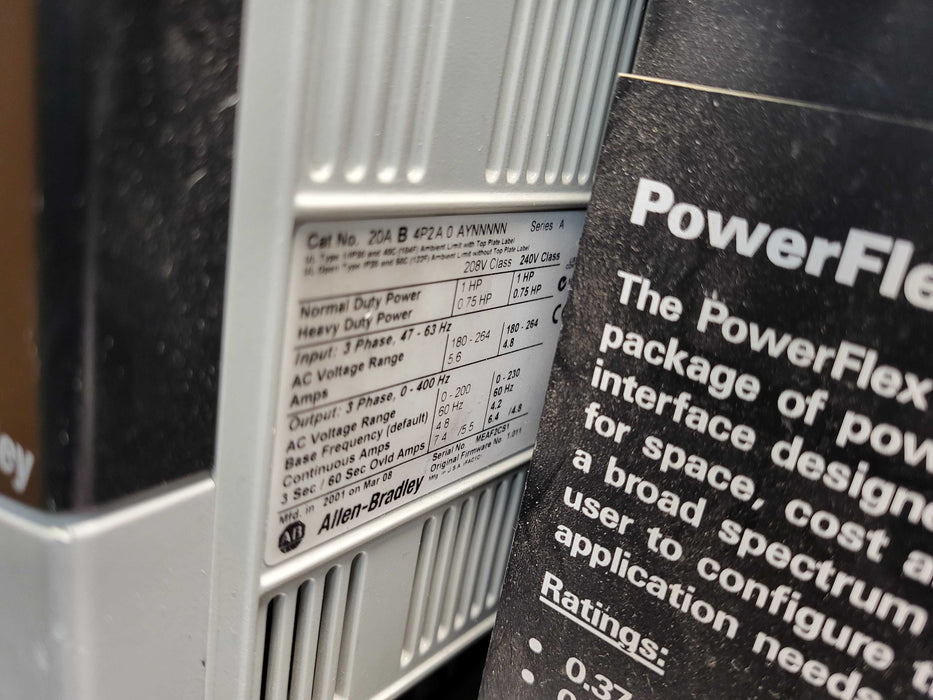 ALLEN BRADLEY 20AB4P2A0AYNNNNN PowerFlex 70 AC Drive READ $