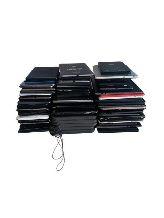 Lot of 66x Untested Mixed Android/Windows Micro USB Tablets