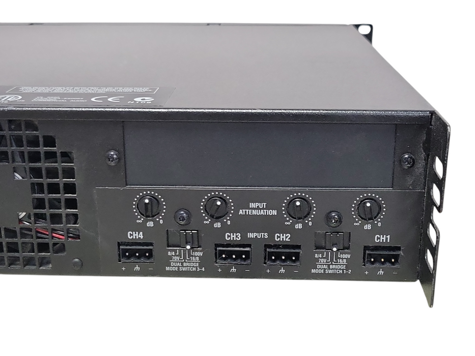 Crown CTS 4200 4-Channel Rack Mount Power Amplifier, READ _