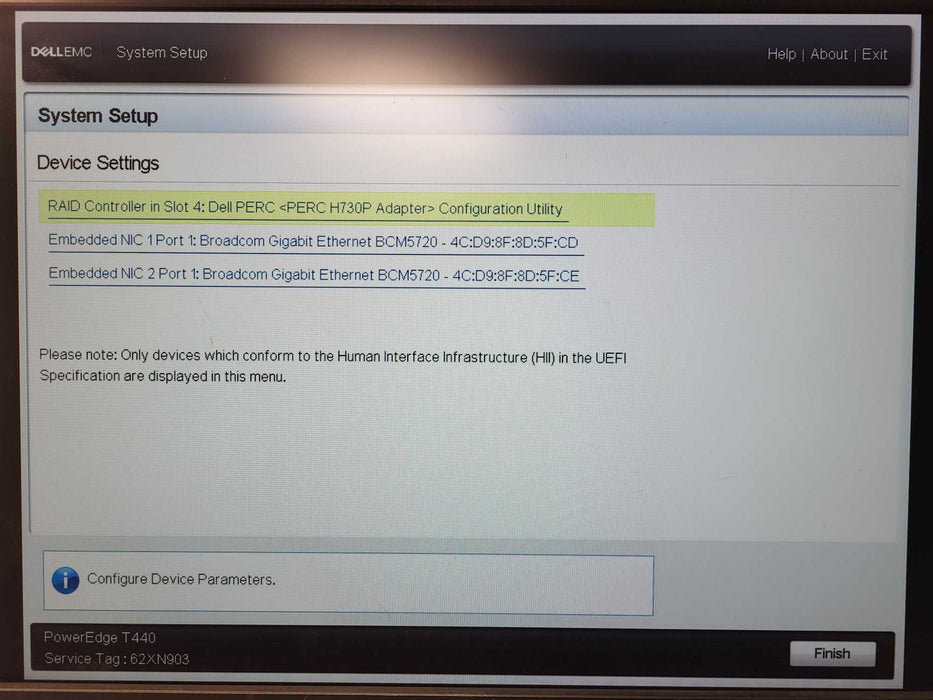 Dell PowerEdge T440 - 1x Xeon Bronze 3104, 16GB DDR4, H730P - No HDD $