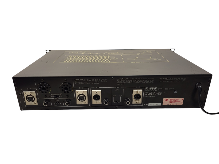 YAMAHA MODEL Q2031A PROFESSIONAL AUDIO MUSIC STEREO GRAPHIC EQUALIZER $