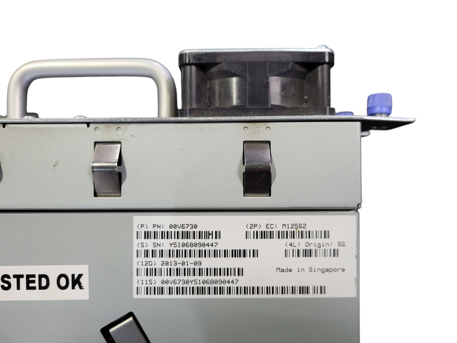 IBM TS3200 Tape Library 3573-L4U with 2 X LTO5 8GB FC DRIVES 00V673 $