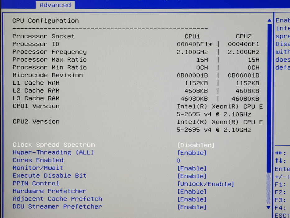 SuperMicro X10DRT-P-G5-NI22 2-Node 4x Xeon E5-2695v4 2.10GHz 128GB RAM _