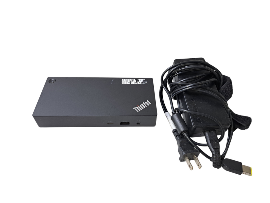 Lenovo ThinkPad Universal USB-C Laptop Dock 40AY LDA-KP W/ 90W Adapter )