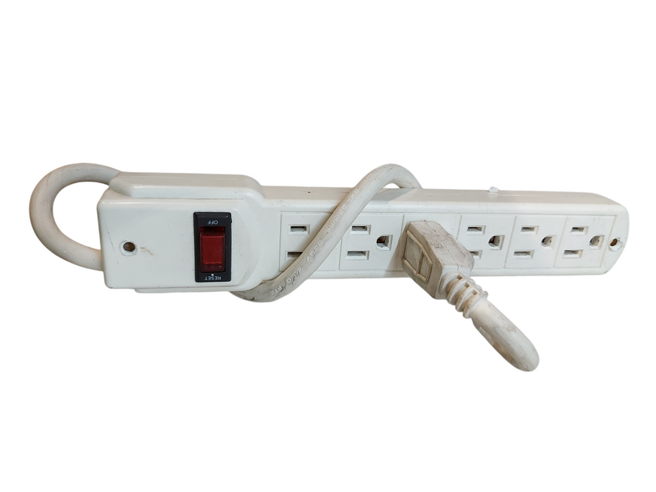 Lot 20x Mixed 6 Outlets Power Extension Cords - Assorted Brands