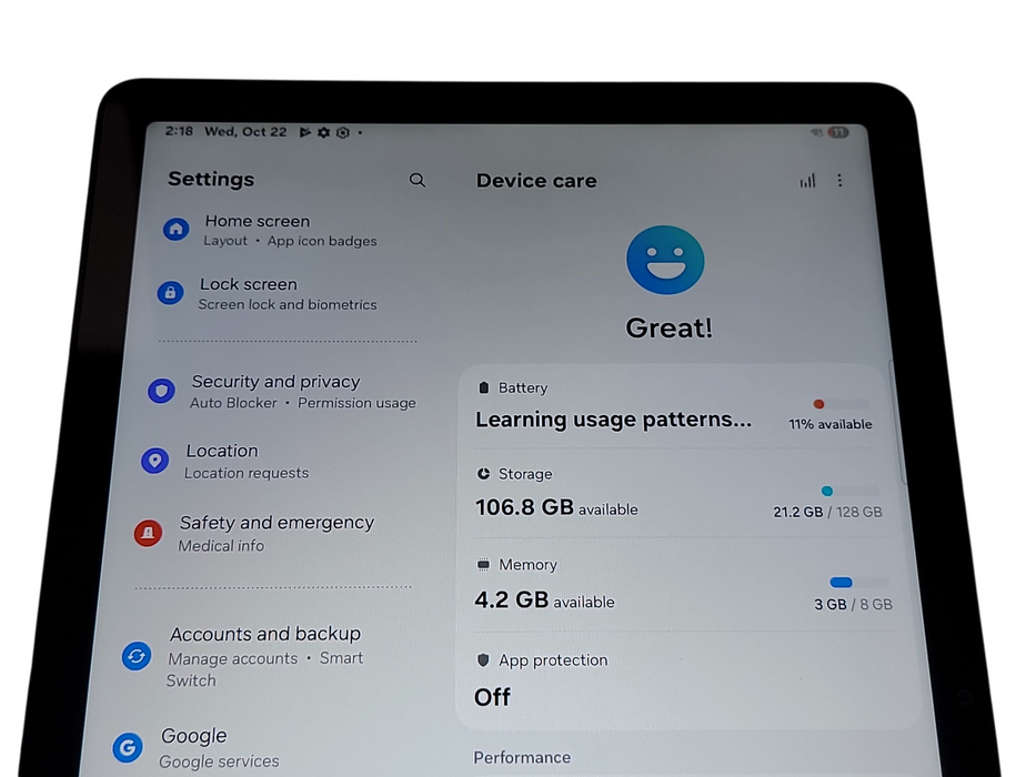 Samsung Galaxy Tab A9 Plus - 128GB - Black [SM-X210]