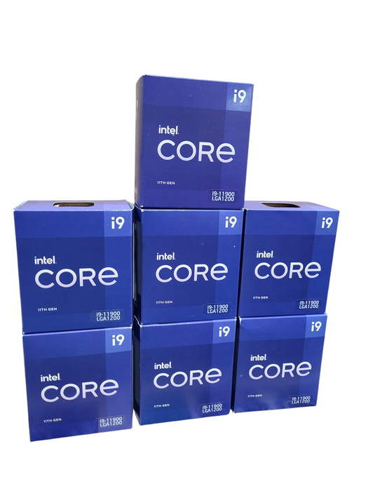 Lot 8x Intel CPU Thermal Fan from i9-11900 CPU Retail Box - LGA1200