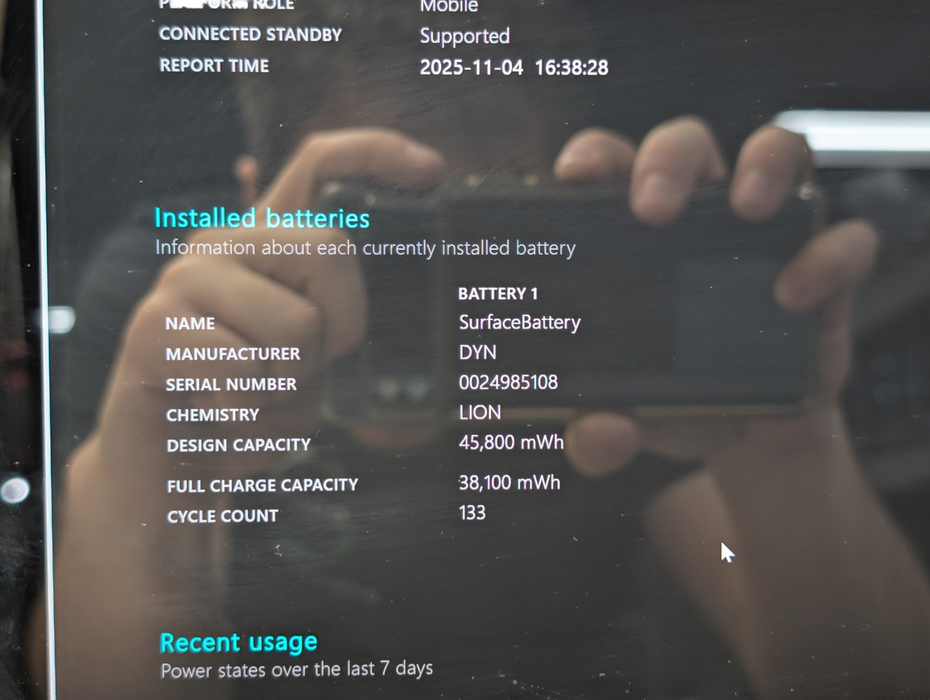 Surface Laptop 4 1958 AMD Ryzen 5 8GB RAM 250GB Storage  - Lap200