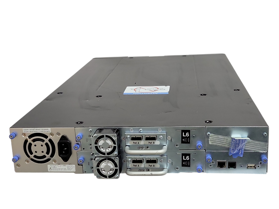 Dell PowerVault TL2000 2U 16-bay Tape Library w/ 2 x IBM LTO 6 SAS Drives _