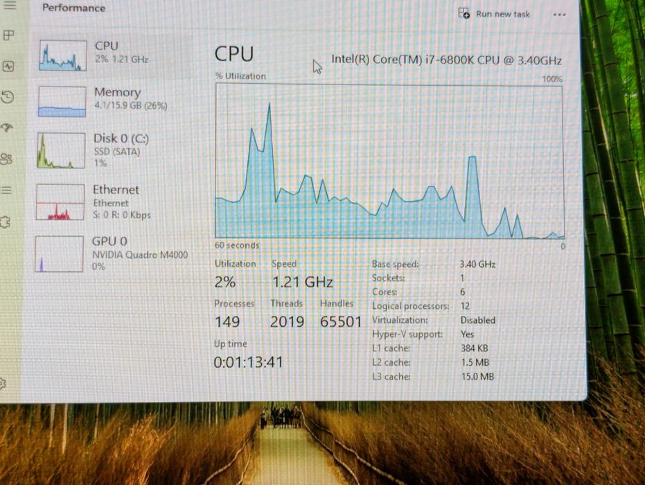 Custom PC ASUS X99-M WS Intel i7-6800K 16GB RAM 256GB SSD  -