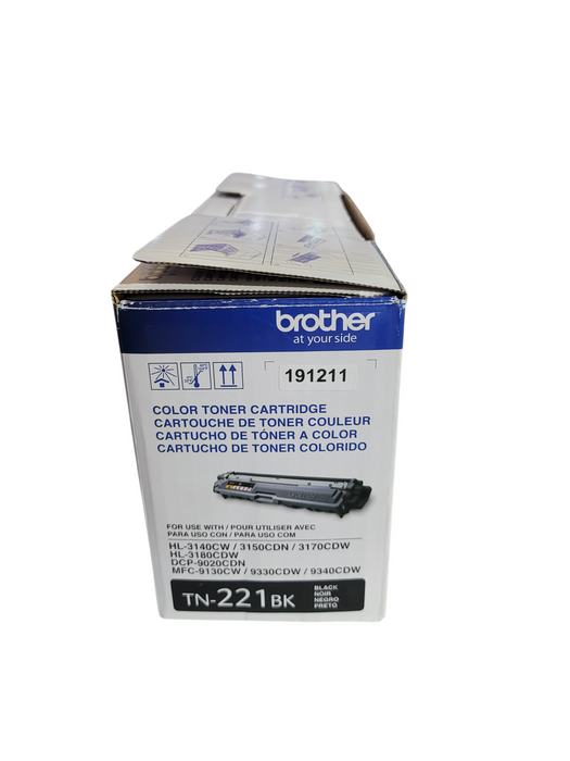 Brother TN-221BK Genuine Black Laser Toner Cartridge HL-3140CW 3150CDN 3170