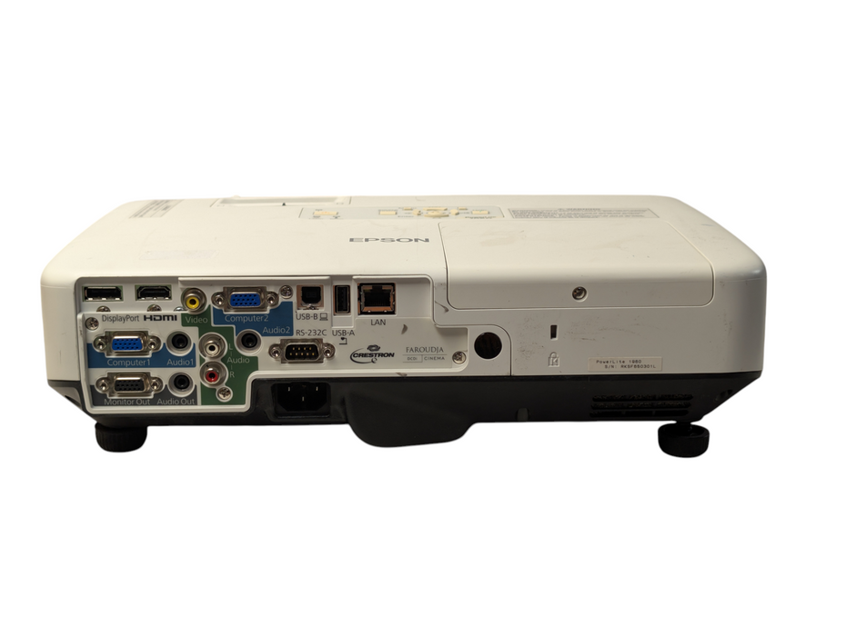 Epson PowerLite 1960 3LCD XGA Projector H473A 1257 Hours -