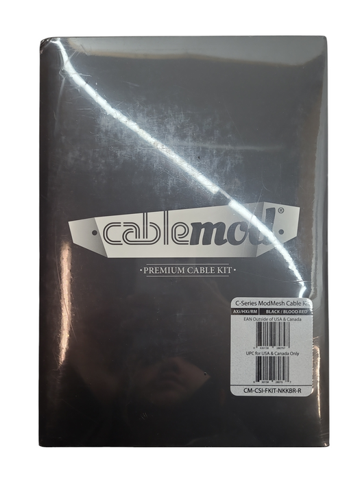 CableMod PRO ModMesh C-Series AXi HXi & RM Cable Kit - Black / Blood Red