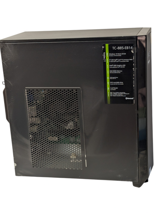 Acer Aspire TC-885 Computer Intel Core i5-9400 16GB RAM 256GB Storage SSD  -