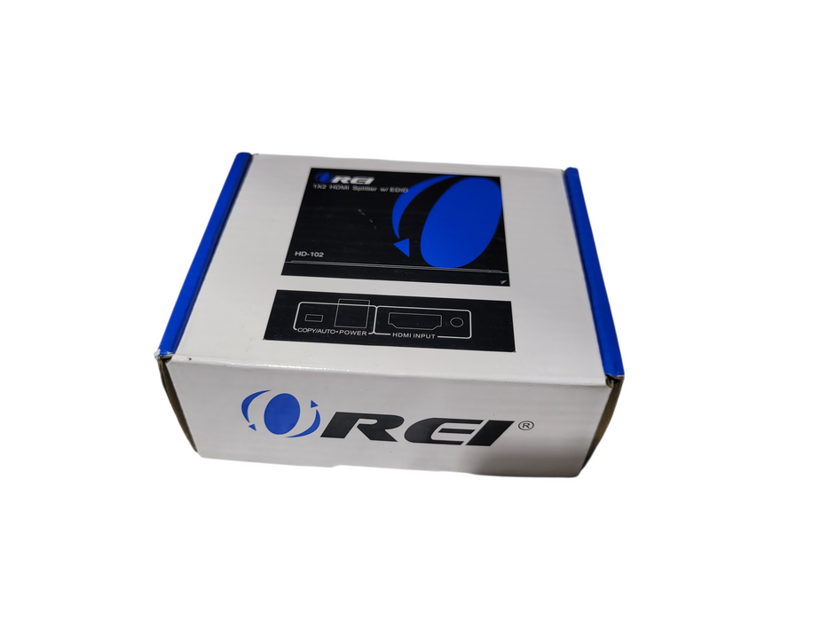 Orei - 4K@30Hz 1x2 HDMI™ Splitter-HD-102 - Black Q