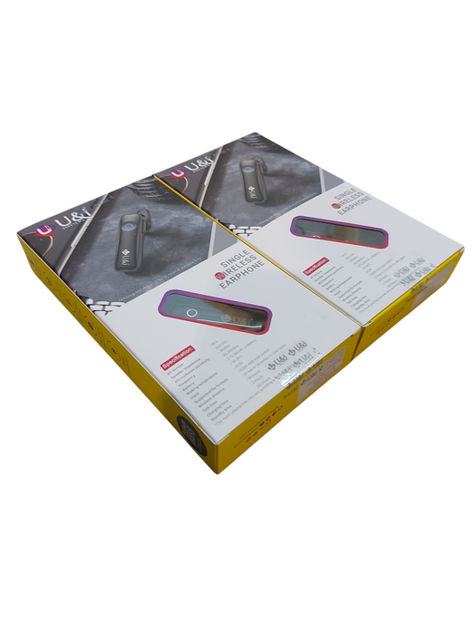 Lot of 2x U&I Single Wireless Earphone | 24 Hours Talk Time* Q
