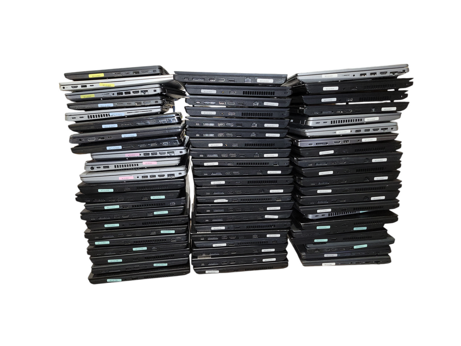 Lot 64x B/C-Grade Dell/Lenovo 10-11Gen Laptops (BCL9-13)