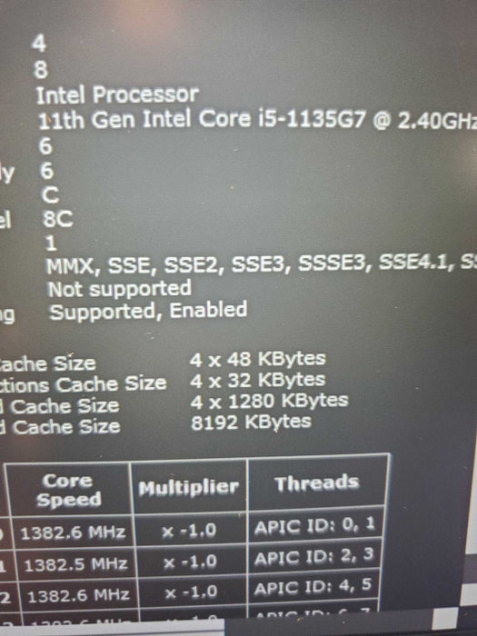 Dell Latitude 5420 14" i5-1135G7@2.4ghz, 16GB RAM, 256GB NVMe READ  Lap200