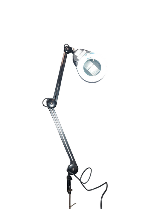 Magnifying Glass Light with Bracket Reach Mount  =