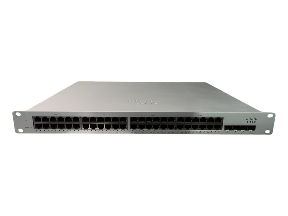 Cisco Meraki MS220-48FP 48-Port Cloud Managed PoE Gigabit Switch Unclaimed