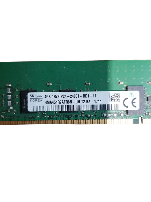 Lot of 8x SK Hynix 4GB PC4-2400T-RD1-11 ECC Server RAM HMA451R7AFR8N-UH