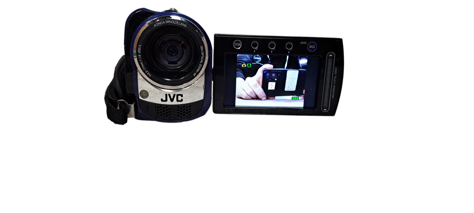 JVC Everio GZ-MG330AU  30GB Storage Camcorder Blue No Charger