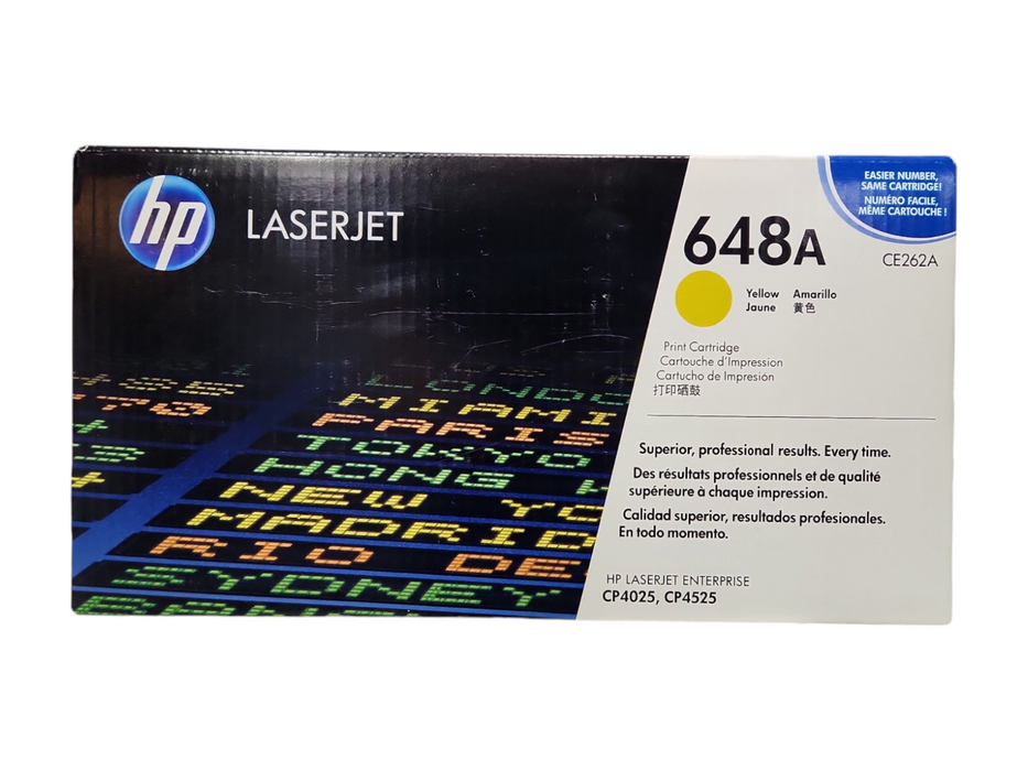 *NEW SEALED* Genuine HP LaserJet 648A CE262A Yellow Toner Cartridge