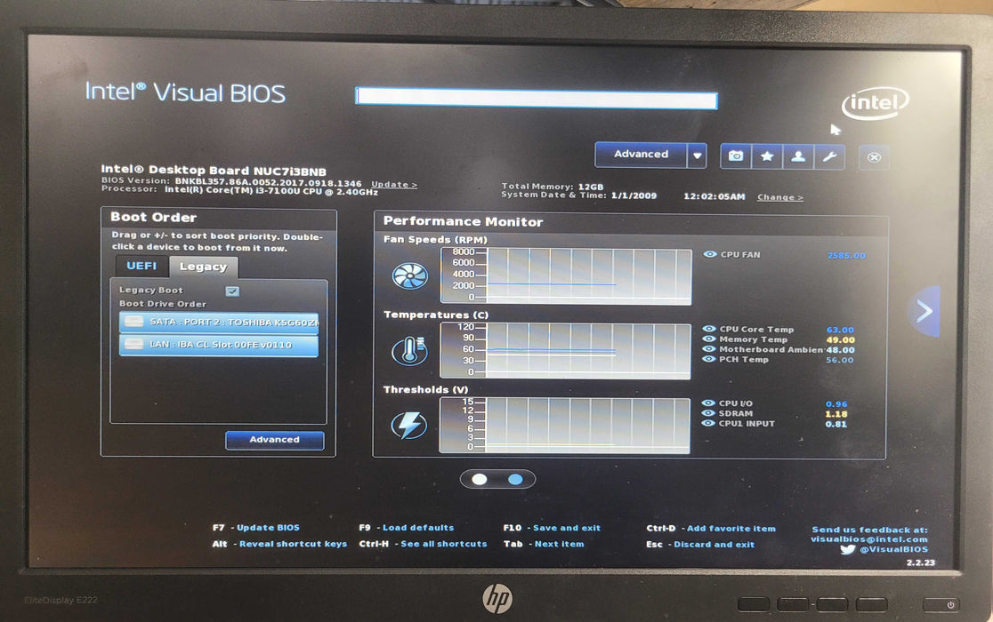 Intel NUC NUC7i3BNK i3-7100U @ 2.40GHz 12GB RAM 256GB NVMe |READ!!