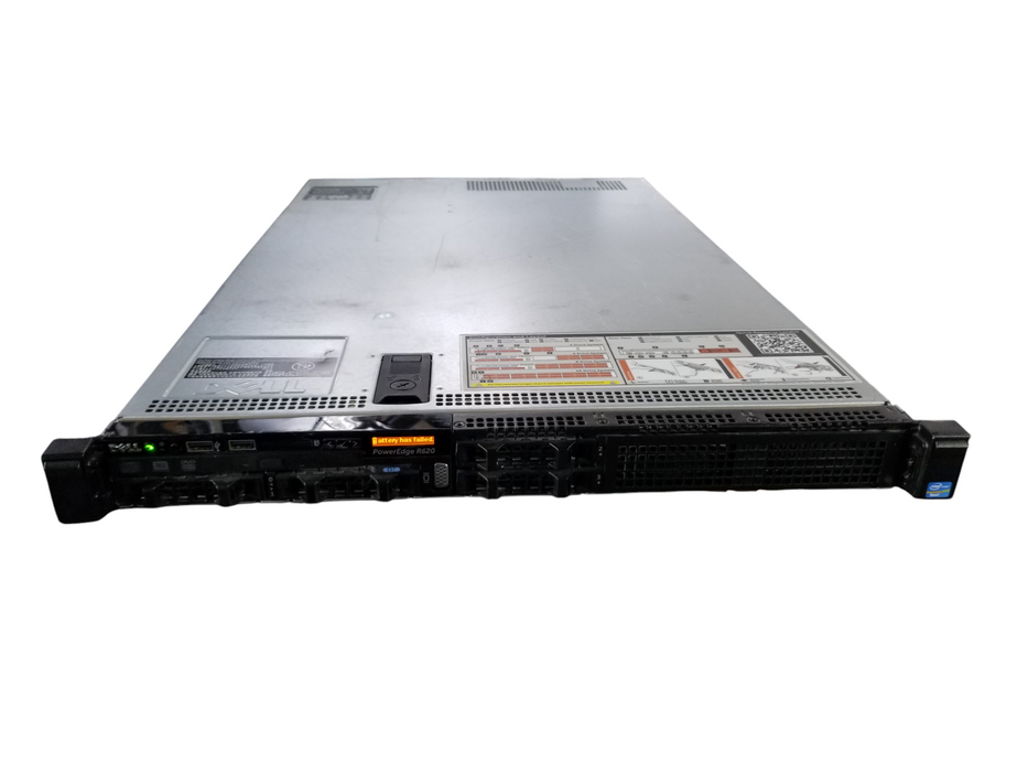 Dell PowerEdge R620 2x Xeon E5-2650L 128GB DDR3 2x750W PSUs No Raid