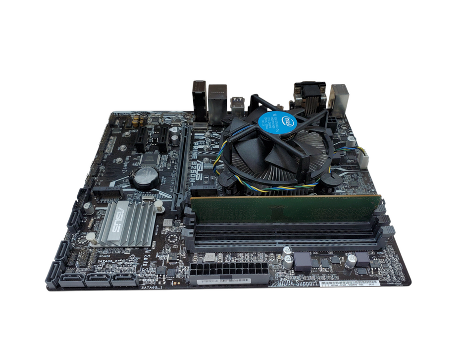 ASUS Prime B250M-A Motherboard, i7-7700, 8GB DDR4 w/ I/O Shield