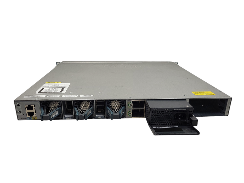 Cisco WS-C3850-12X48U-S 48-port UPOE Switch /w C3850-NM-4-1G + 1100WE PSU $