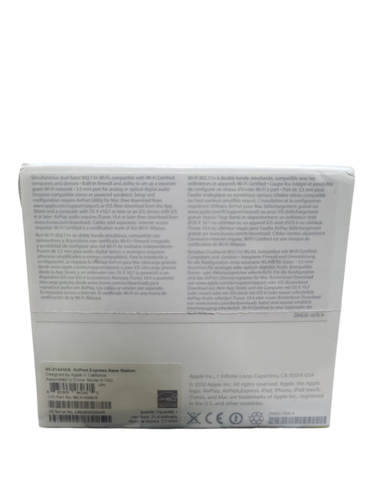 Apple A1392 AirPort Express 802.11n Wi-Fi Base Station - MC414AM/A