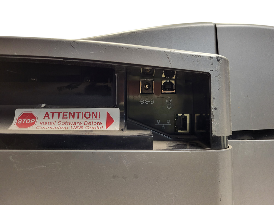 Fargo DTC1250e ID Card Printer No AC READ $