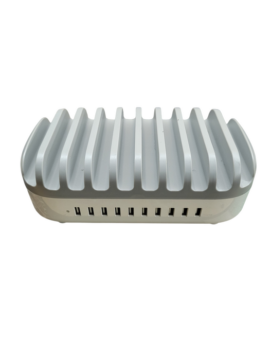 NTONPOWER 10-Port USB Power Station NUK-10P 120W White with Power Cable