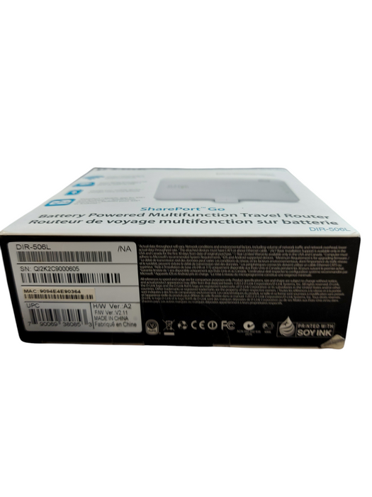 D-Link SharePort Go 1-Port 10/100 Wireless N Router (DIR-506L)