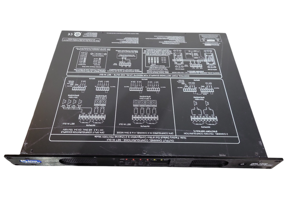 Atlas Sound amplifier DPA 1202 4-8ohm/70 Volt. Network Power Amplifier 1200 !