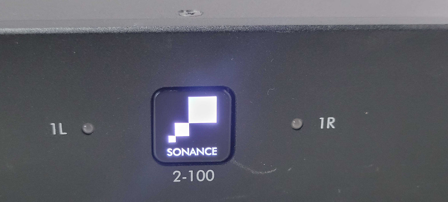 Sonance 2-100 200W 2.0-Ch. Digital Power Amplifier, Read _