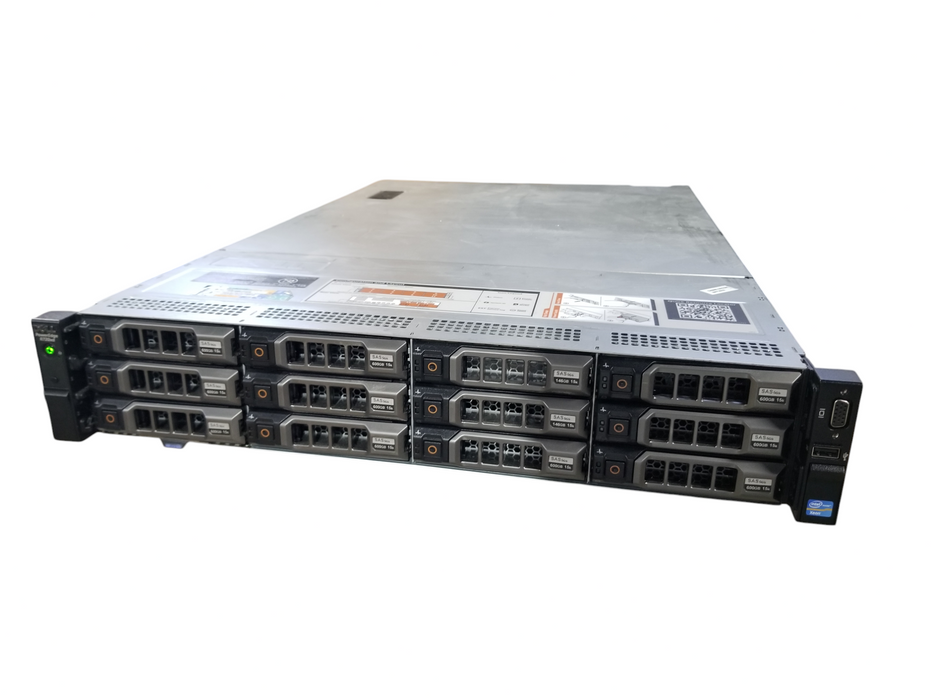 DELL PowerEdge R720xd 2x XeonE5-2640 0 64GB-DDR3 Perc-H710P NoHDD 2x750WPSU