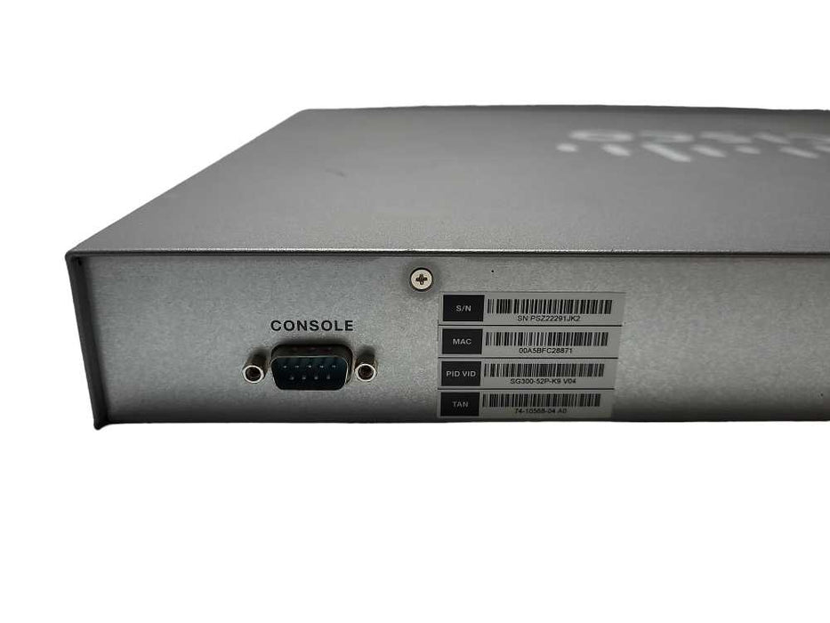 Cisco SG300-52P | 52-Port Gigabit PoE Managed Network Switch | 2x SFP Q$