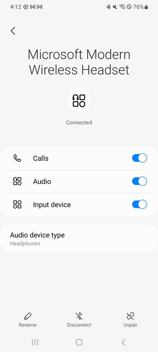 Microsoft Modern wireless Bluetooth Headset _