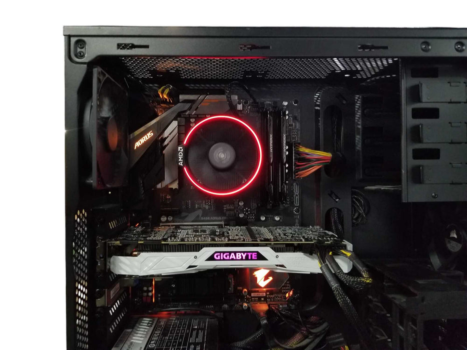 Custom PC AORUS B450 PRO WiFi, Ryzen 7 1700, GTX 1080-11GB GPU, 24GB RAM
