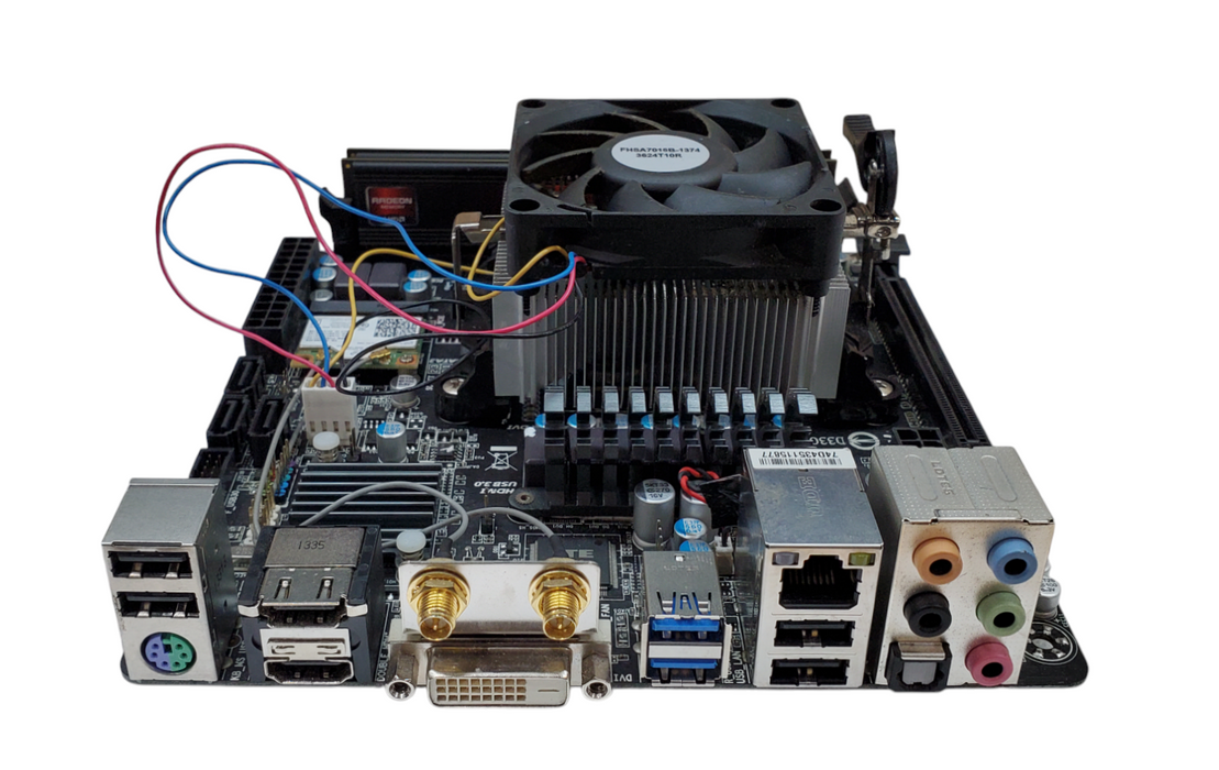 Gigabyte F2A88XN-WIFI Motherboard - AMD A10-5800K, 8GB DDR3 - No I/O Shield